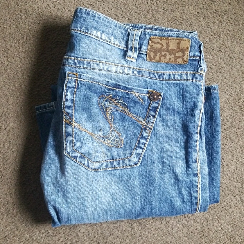 Silver jeans